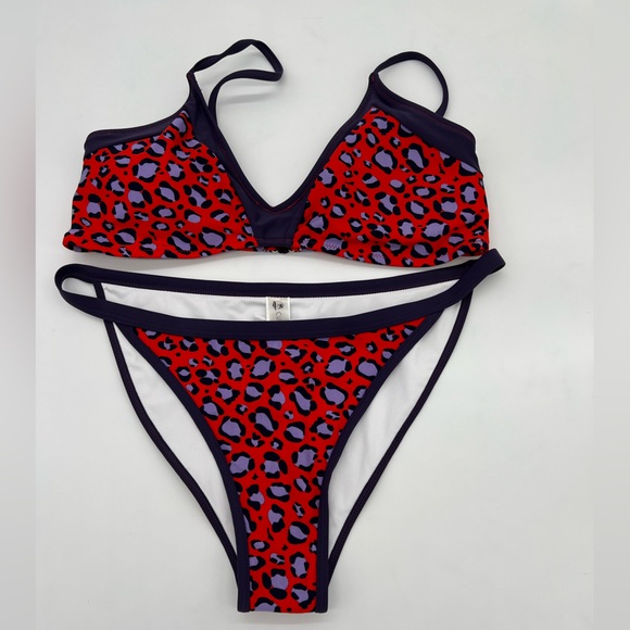 CUPSHE Two Piece Swimsuit SZ Large - Picture 7 of 8